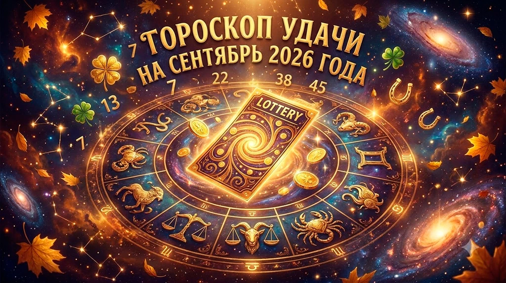 Гороскоп удачи на сентябрь 2026