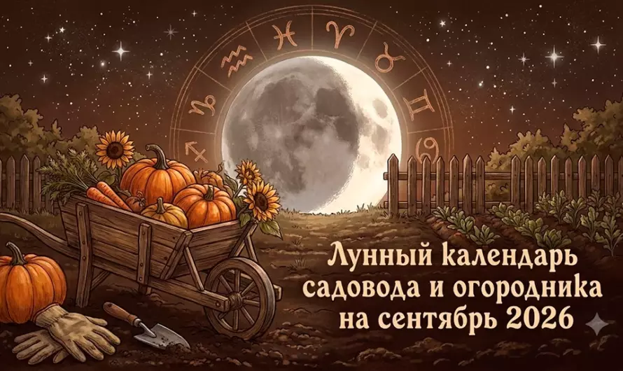 Лунный календарь садовода и огородника на сентябрь 2026: Секреты богатого урожая 🌱