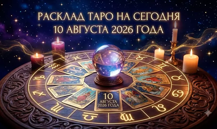 Расклад таро на сегодня 10 августа 2026 года 🔮 Какие тайны судьбы откроют карты именно вам?