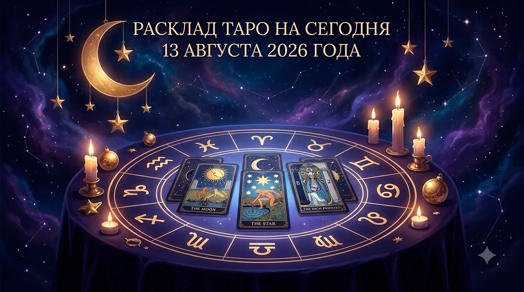 Расклад таро на сегодня 13 августа 2026 года