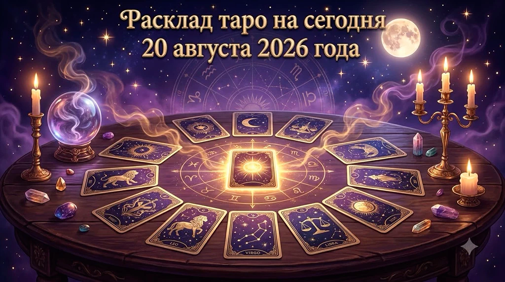 Расклад таро на сегодня 20 августа 2026 года