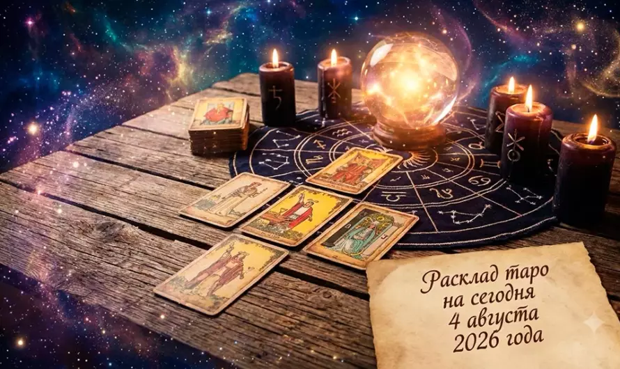 Расклад таро на сегодня 4 августа 2026 года 🔮 Какие тайны судьбы раскроют карты именно сегодня?