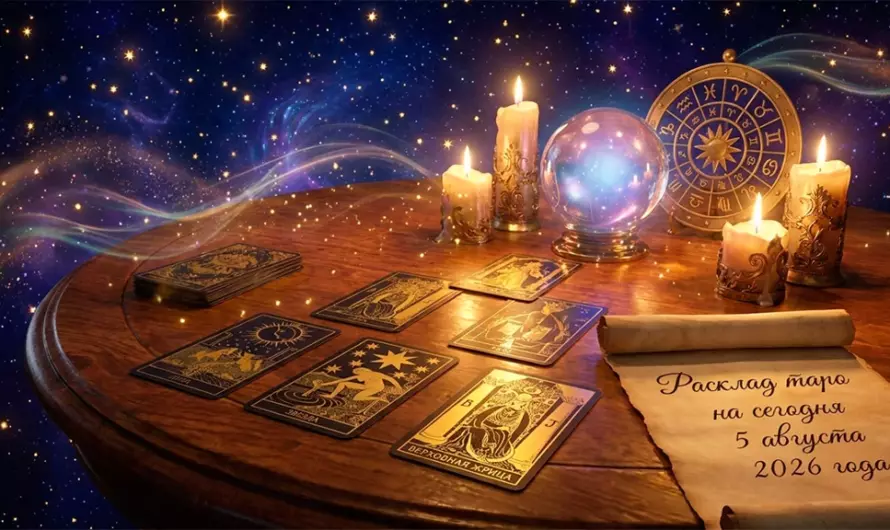 Расклад таро на сегодня 5 августа 2026 года 🔮 Какие знаки судьбы помогут изменить вашу жизнь уже сегодня?