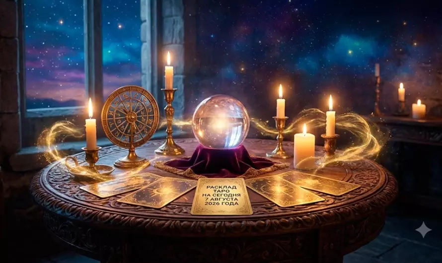 Расклад таро на сегодня 7 августа 2026 года 🔮 Какие карты откроют двери к счастливым переменам?