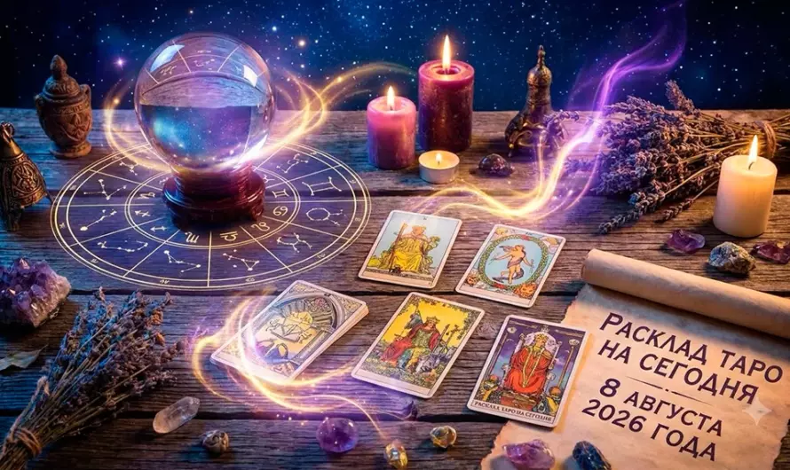 Расклад таро на сегодня 8 августа 2026 года 🔮 Какие карты принесут удачу и судьбоносные подсказки?