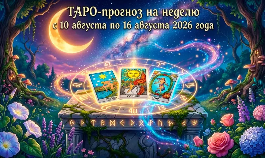 ТАРО-прогноз на неделю 10–16 августа 2026: карты открыли судьбоносные события, которые перевернут жизнь многих знаков зодиака