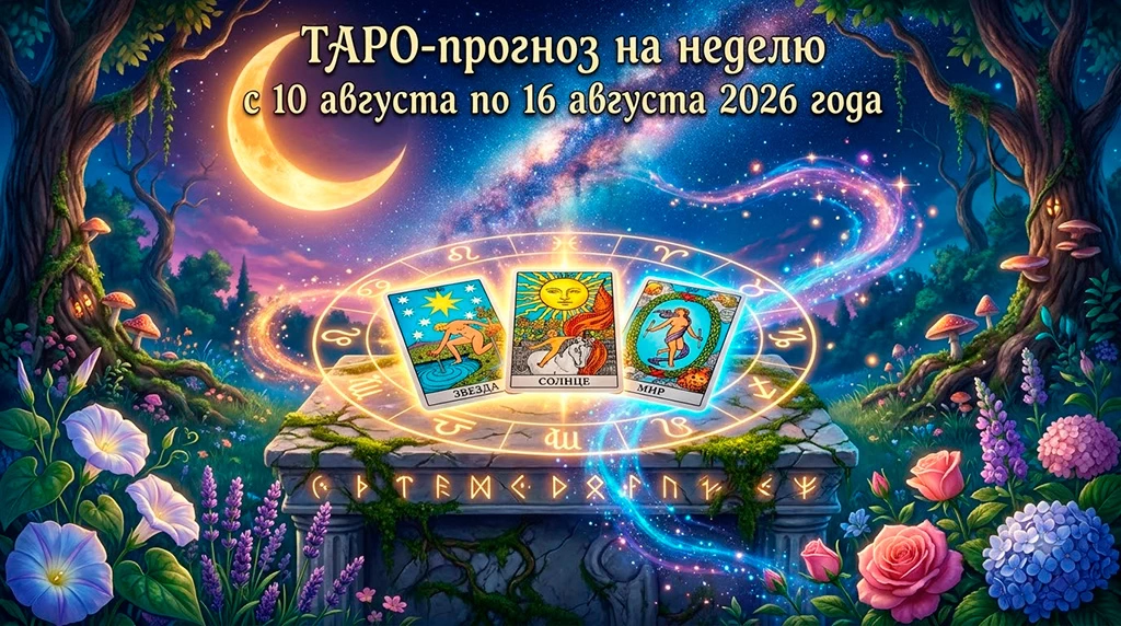 ТАРО-прогноз на неделю 10–16 августа 2026