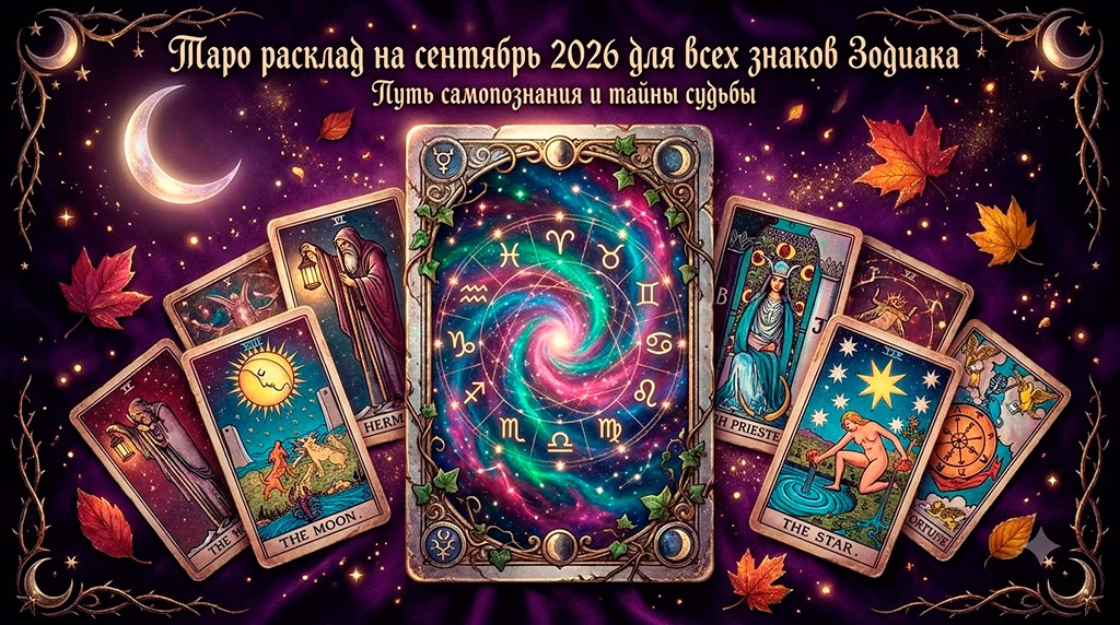 Таро расклад на сентябрь 2026 для всех знаков Зодиака