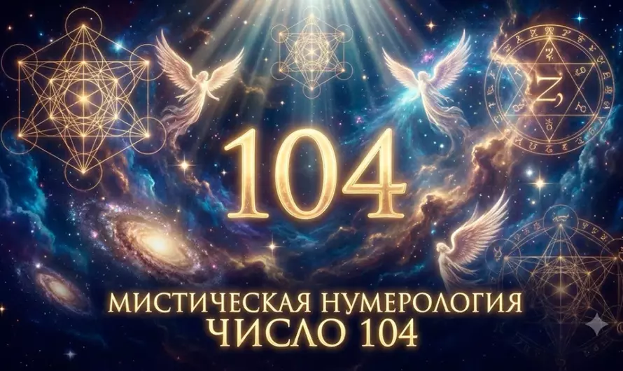 Значение числа 104 ✨ Тайна цифры, которая ведет к успеху и стабильности
