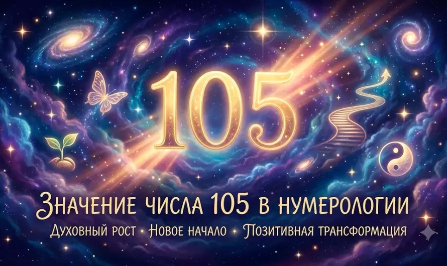 Значение числа 105: тайный знак перемен и новых возможностей ✨