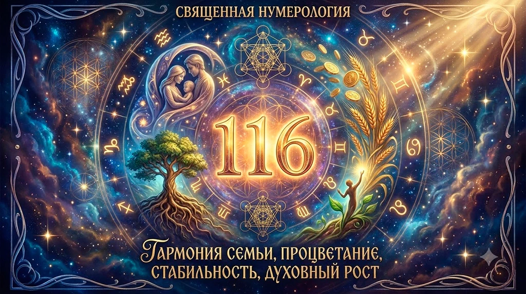 Значение числа 116