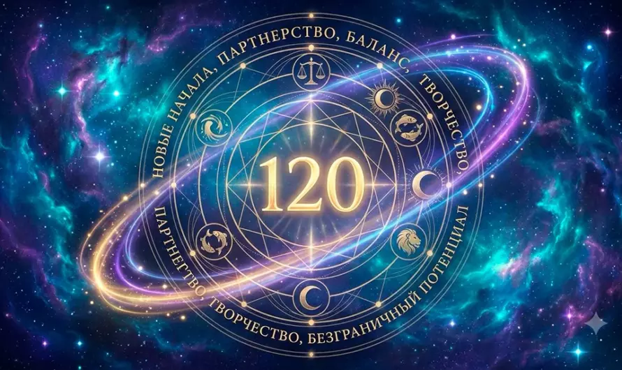 Значение числа 120 🔮 Тайный смысл числа, который связан с гармонией, успехом и новым этапом судьбы