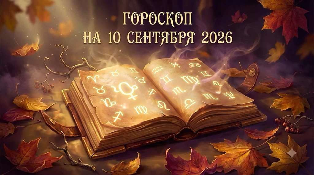 Гороскоп на 10 сентября 2026