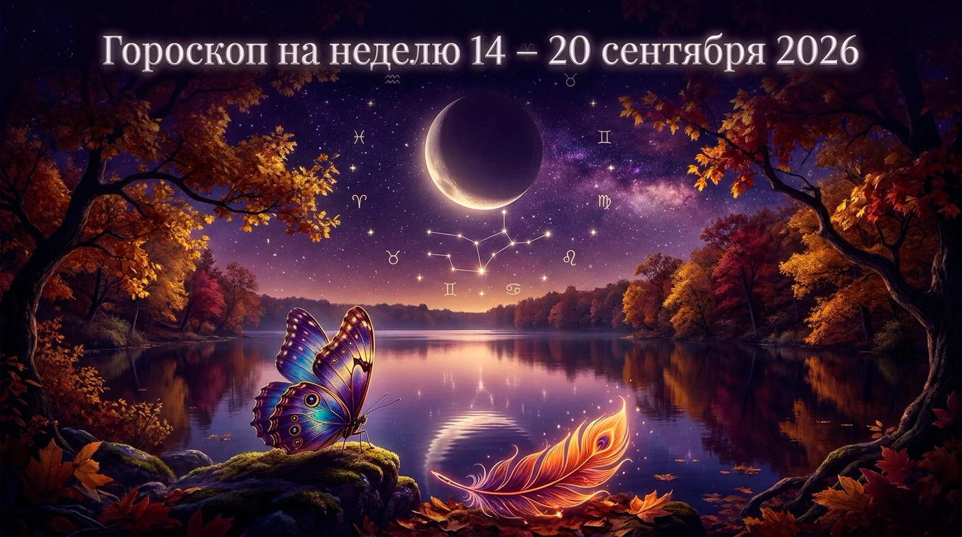 Гороскоп на неделю с 14 сентября по 20 сентября 2026