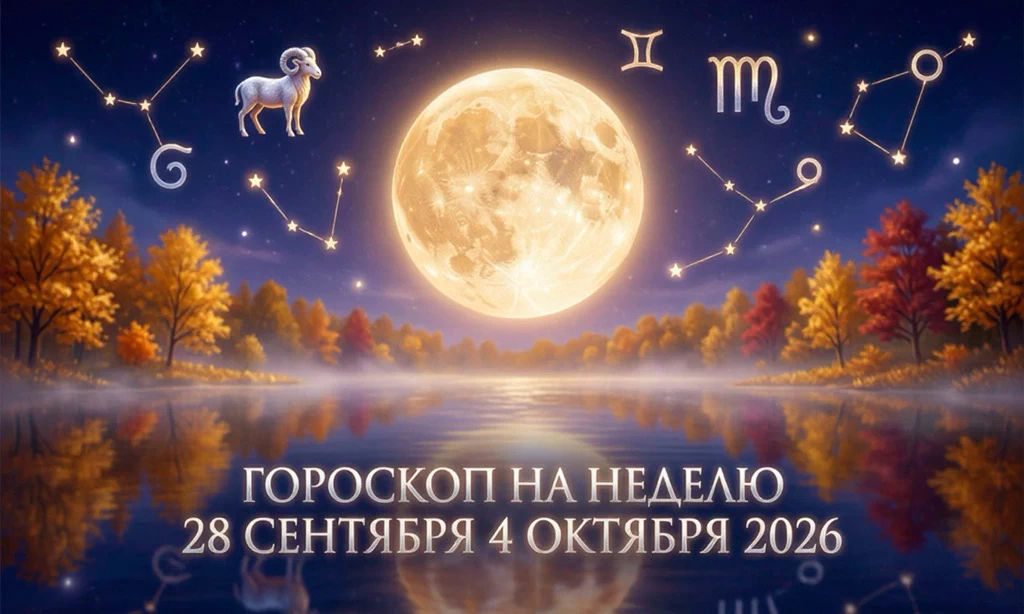 Гороскоп на неделю с 28 сентября по 4 октября 2026