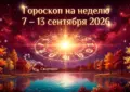 Гороскоп на неделю с 7 сентября по 13 сентября 2026