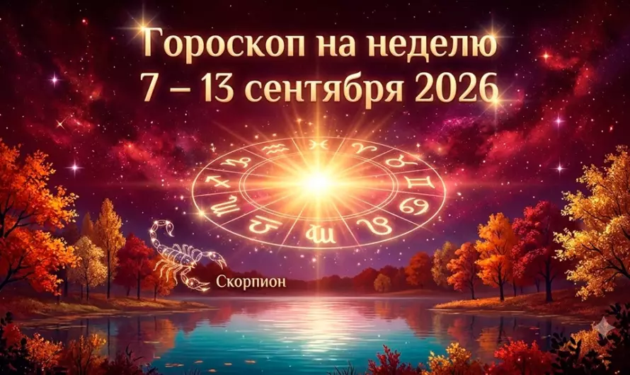 Гороскоп на неделю с 7 сентября по 13 сентября 2026: Время смелых решений 🌠