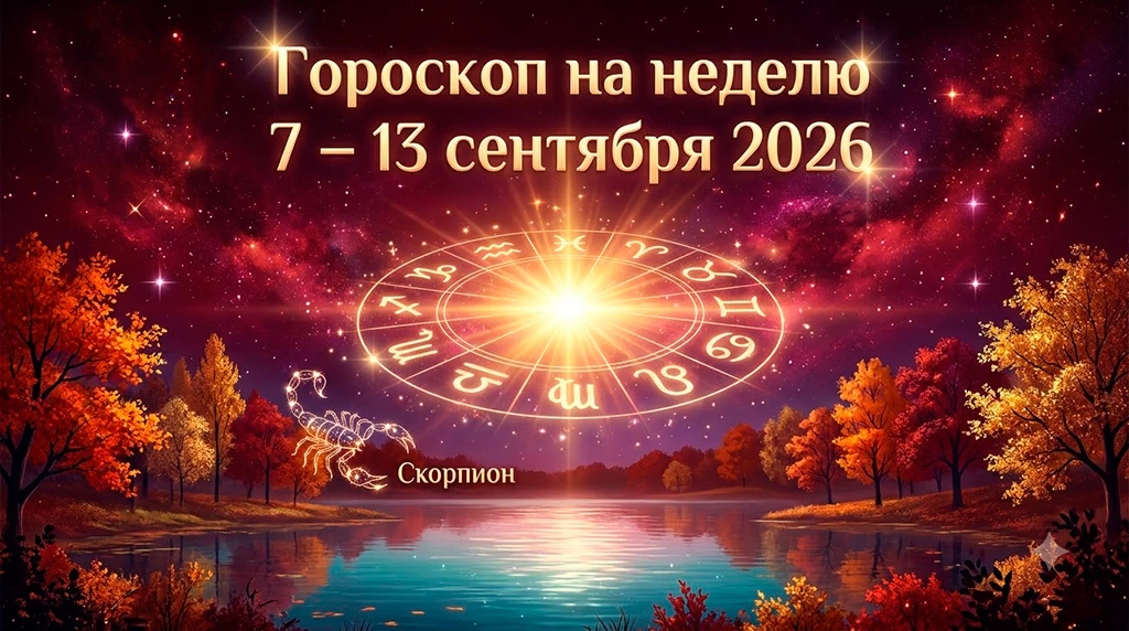 Гороскоп на неделю с 7 сентября по 13 сентября 2026