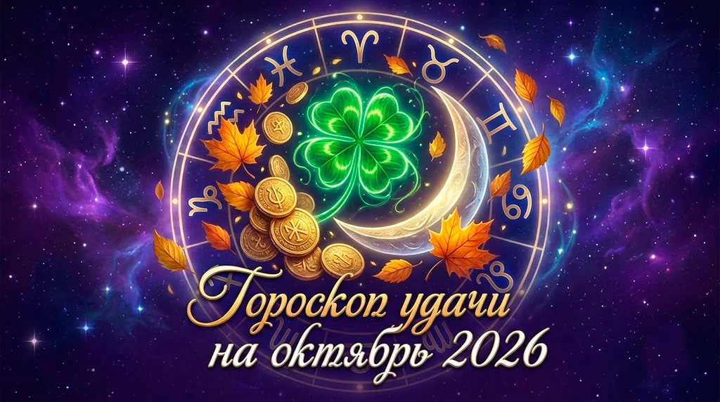 Гороскоп удачи на октябрь 2026