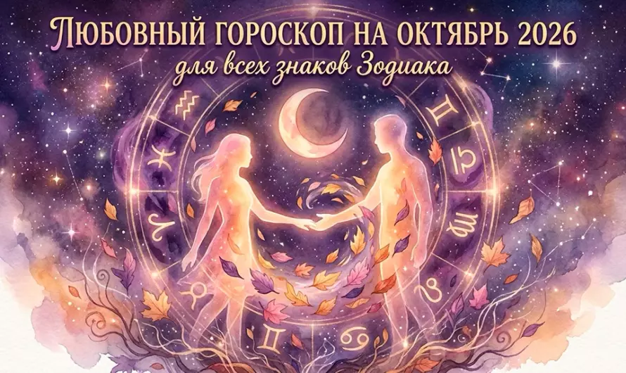 Любовный гороскоп на октябрь 2026: Осенняя магия чувств ❤️