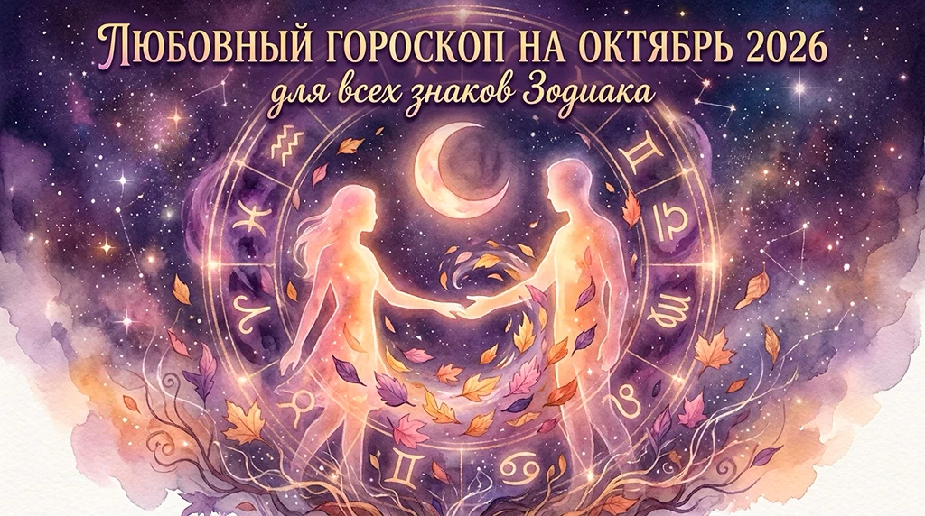 Любовный гороскоп на октябрь 2026 для всех знаков Зодиака