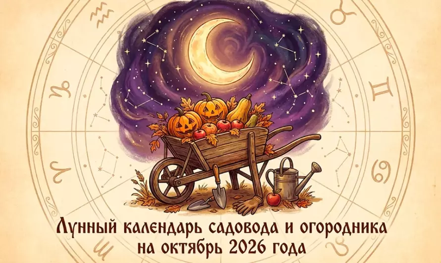 Лунный календарь садовода и огородника на октябрь 2026: Секреты осеннего урожая 🌱