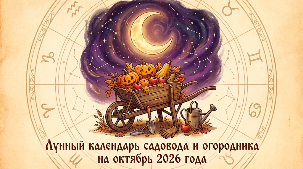 Лунный календарь садовода и огородника на октябрь 2026