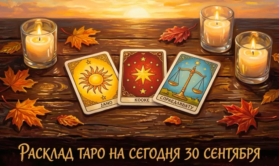 Расклад Таро на сегодня 30 сентября: Итоги месяца и важные знаки судьбы 🔮