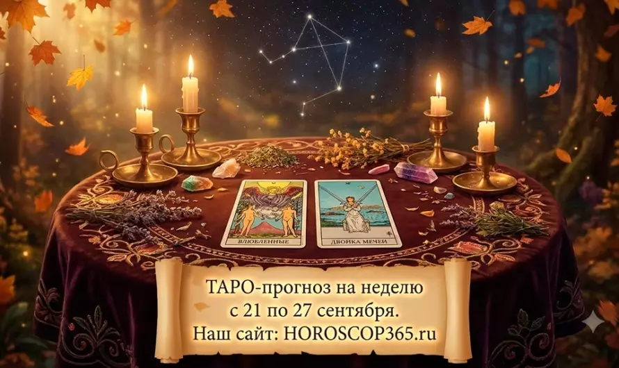 🍁 ТАРО-прогноз на неделю с 21 по 27 сентября: Карты раскроют тайну