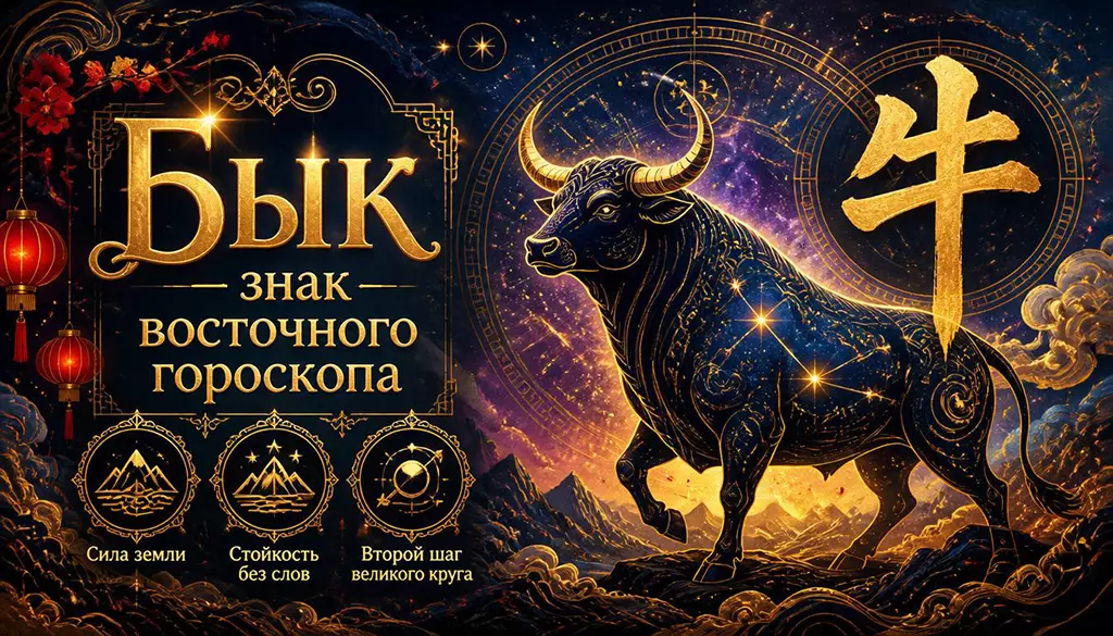 Бык — знак восточного гороскопа