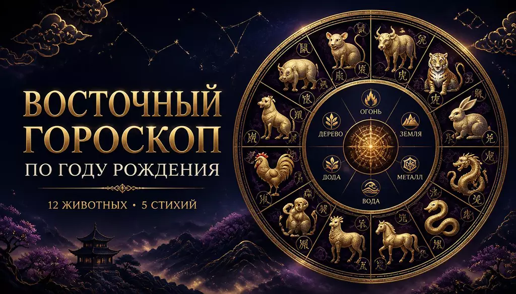 Восточный гороскоп по году рождения