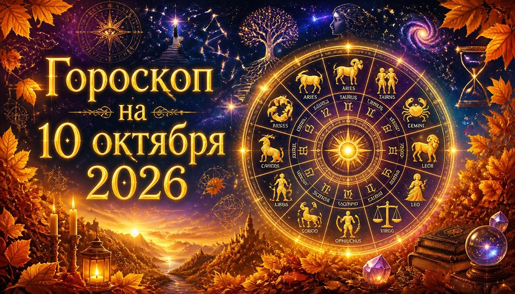 Гороскоп на 10 октября 2026
