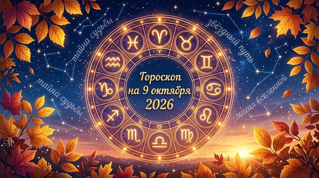 Гороскоп на 9 октября 2026