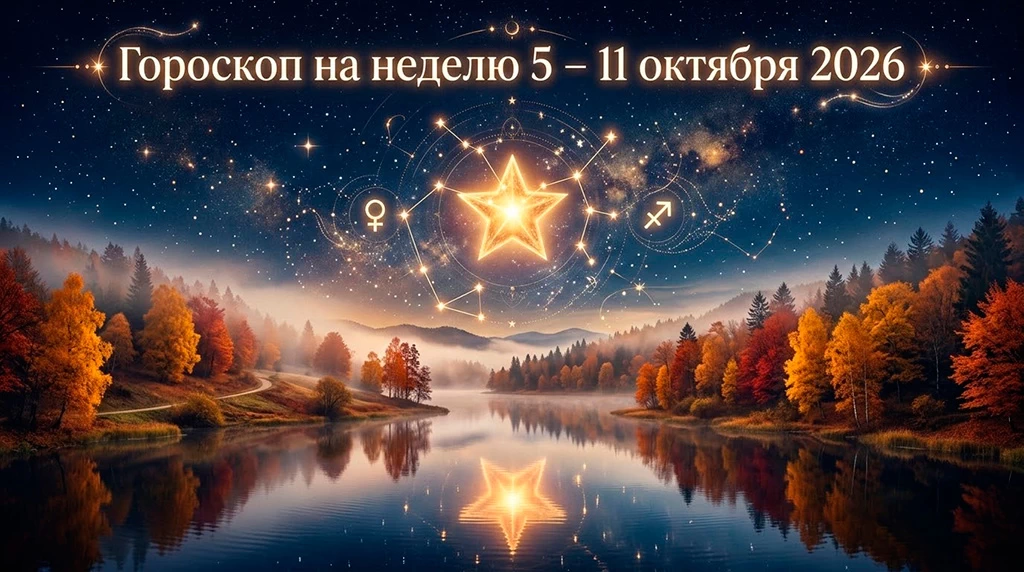 Гороскоп на неделю с 5 октября по 11 октября 2026