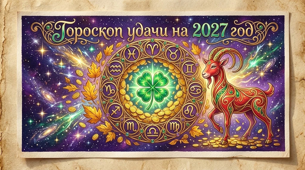 Гороскоп удачи на 2027 год