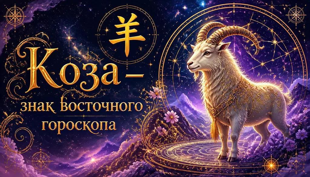 Коза — знак восточного гороскопа