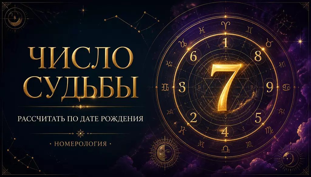 Число судьбы по дате рождения