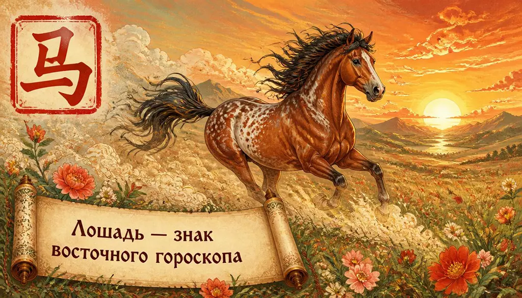 Лошадь — знак восточного гороскопа