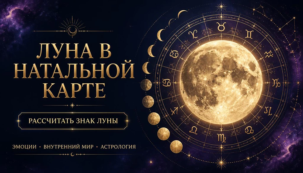 Луна в натальной карте
