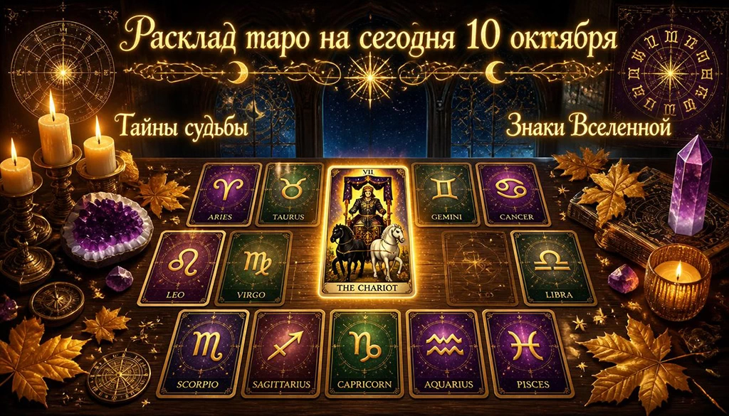 Расклад Таро на сегодня 10 октября