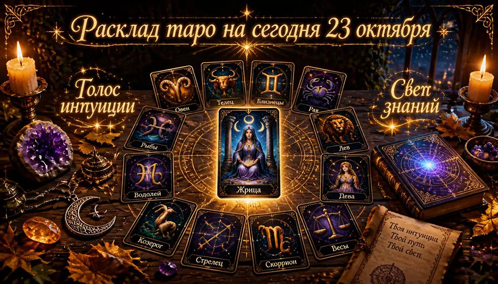 Расклад Таро на сегодня 23 октября: карта дня Жрица