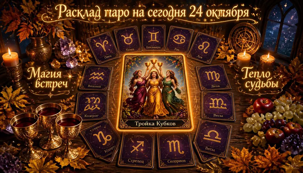 Расклад Таро на сегодня 24 октября