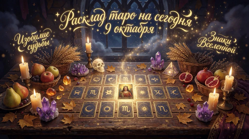 Расклад Таро на сегодня 9 октября