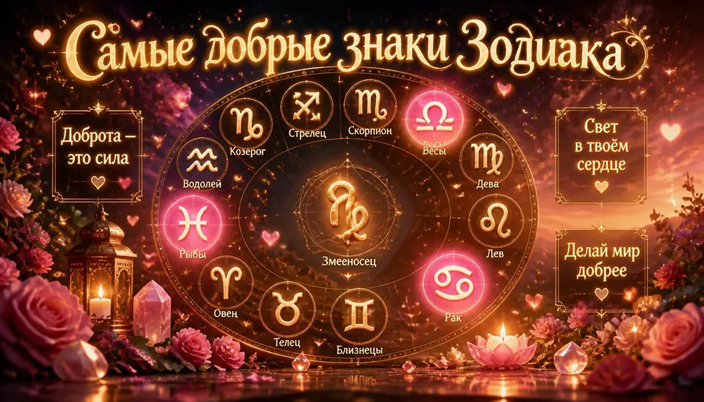 Самые добрые знаки Зодиака
