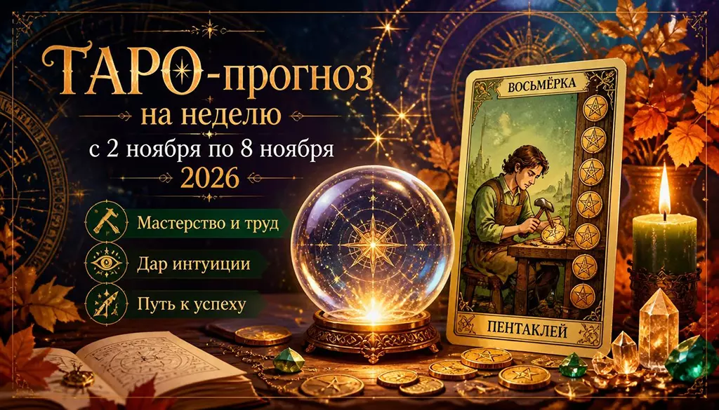 ТАРО-прогноз на неделю с 2 по 8 ноября