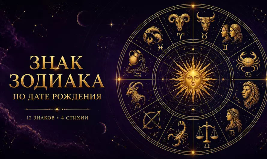 Знак зодиака по дате рождения — определить онлайн