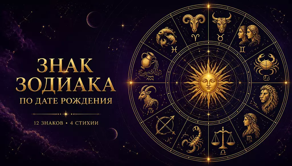 Знак зодиака по дате рождения